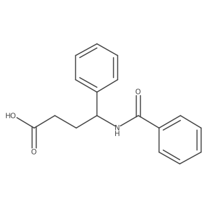 I(3)-(Benzoylamino)benzenebutanoic acid结构式