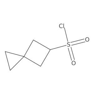 Spiro[2.3]hexane-5-sulfonyl chloride Structure