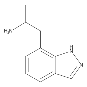 (2S)-1-(1H-indazol-7-yl)propan-2-amine Structure