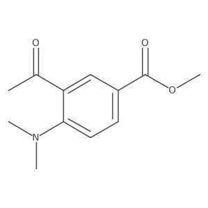 Methyl 3-acetyl-4-(dimethylamino)benzoate结构式