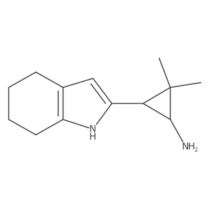 2,2-dimethyl-3-(4,5,6,7-tetrahydro-1H-indol-2-yl)cyclopropan-1-amine Structure
