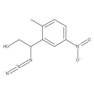 2-Azido-2-(2-methyl-5-nitrophenyl)ethan-1-ol Structure