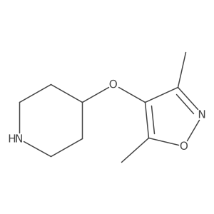 4-[(Dimethyl-1,2-oxazol-4-yl)oxy]piperidine结构式