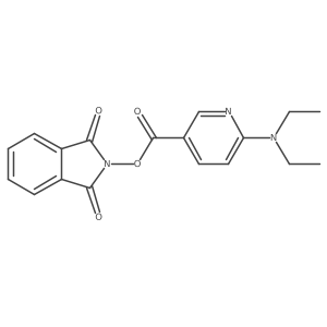 1,3-dioxo-2,3-dihydro-1H-isoindol-2-yl 6-(diethylamino)pyridine-3-carboxylate Structure