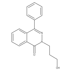 2-(3-Hydroxypropyl)-4-phenyl-1(2H)-phthalazinone结构式