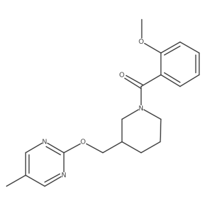 2-{[1-(2-Methoxybenzoyl)piperidin-3-yl]methoxy}-5-methylpyrimidine Structure