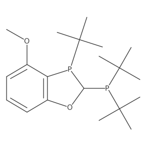 (2R,3S)-3-(tert-butyl)-2-(di-tert-butylphosphino)-4-methoxy-2,3-dihydrobenzo[d][1,3]oxaphosphole结构式