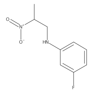 3-fluoro-N-(2-nitropropyl)aniline结构式