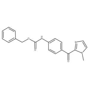 benzyl N-[4-(1-methyl-1H-imidazole-2-carbonyl)phenyl]carbamate Structure