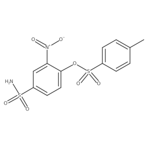 2-Nitro-4-sulfamoylphenyl 4-methylbenzene-1-sulfonate Structure