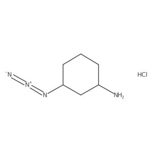 (1S,3S)-3-azidocyclohexan-1-amine hydrochloride结构式