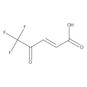 (Z)-5,5,5-Trifluoro-4-oxopent-2-enoic acid结构式