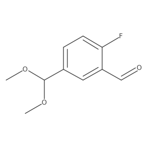 5-(Dimethoxymethyl)-2-fluorobenzaldehyde结构式