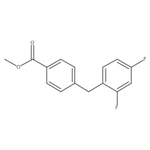 Methyl 4-(2,4-difluorobenzyl)benzoate Structure