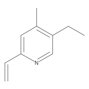 2-Ethenyl-5-ethyl-4-methylpyridine结构式