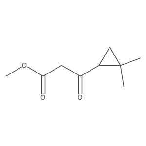 Methyl 3-(2,2-dimethylcyclopropyl)-3-oxopropanoate结构式