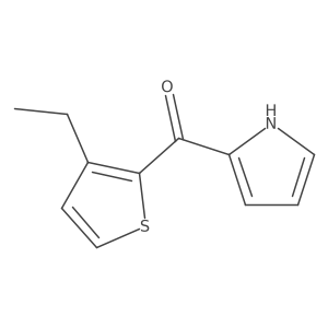 (3-Ethylthiophen-2-yl)(1H-pyrrol-2-yl)methanone Structure