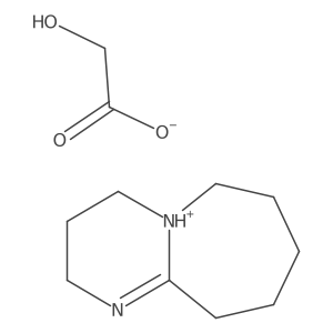 1,8-Diazabicyclo[5.4.0]undec-7-enium glycolate结构式