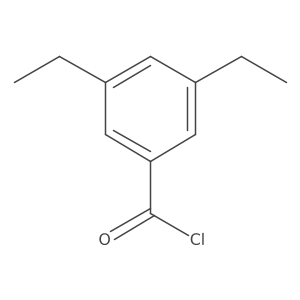 3,5-Diethylbenzoyl chloride Structure