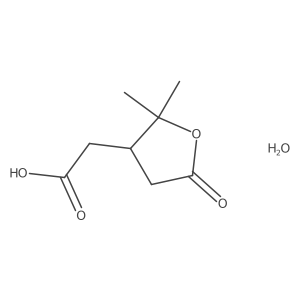Terpenylic acid monohydrate Structure