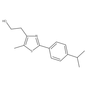 2-[2-(4-Isopropyl-phenyl)-5-methyl-thiazol-4-yl]-ethanol Structure