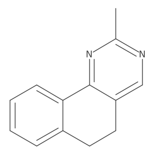 2-Methyl-5,6-dihydrobenzo[h]quinazoline结构式