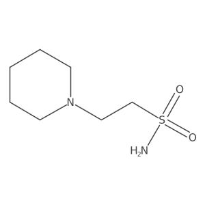 2-(Piperidin-1-yl)ethane-1-sulfonamide结构式