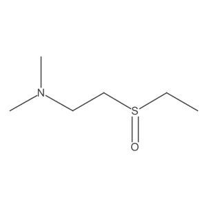 2-(Ethylsulfinyl)-N,N-dimethylethanamine Structure