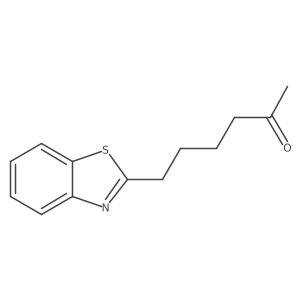 6-(Benzothiazolyl)-hexan-2-one结构式
