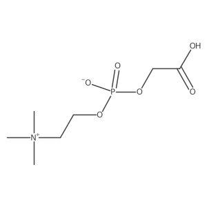 Carboxymethyl (2-(trimethylammonio)ethyl) phosphate Structure