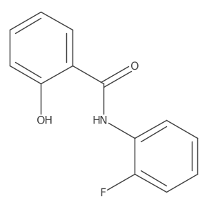 N-(2-Fluorophenyl)-2-hydroxybenzamide结构式