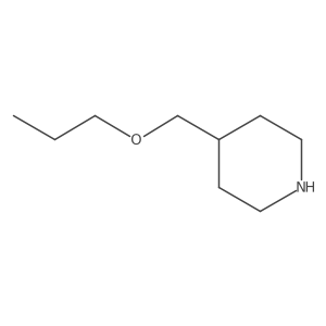 4-(Propoxymethyl)piperidine结构式