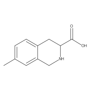 7-Methyl-1,2,3,4-tetrahydroisoquinoline-3-carboxylic acid Structure