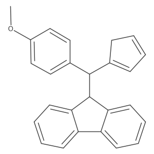 (Cyclopentadienyl)(fluoren-9-yl)(4-methoxyphenyl)methane Structure