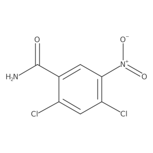 2,4-Dichloro-5-nitrobenzamide结构式