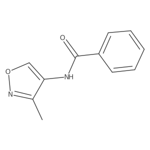 N-(3-Methylisoxazol-4-yl)benzamide结构式