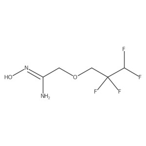 N'-hydroxy-2-(2,2,3,3-tetrafluoropropoxy)ethanimidamide Structure
