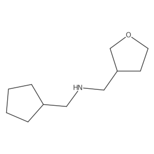 N-(Cyclopentylmethyl)tetrahydro-3-furanmethanamine结构式