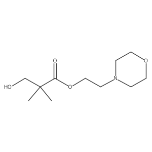 2-Morpholin-4-ylethyl 3-hydroxy-2,2-dimethylpropanoate结构式