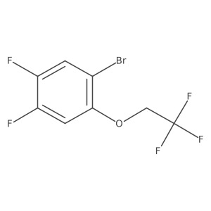 1-Bromo-4,5-difluoro-2-(2,2,2-trifluoroethoxy)benzene Structure