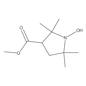 Methyl 1-hydroxy-2,2,5,5-tetrakis(trideuteriomethyl)pyrrolidine-3-carboxylate Structure