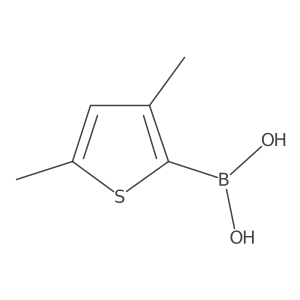 (3,5-Dimethylthiophen-2-yl)boronic acid Structure