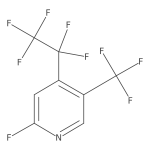 2-Fluoro-4-pentafluoroethyl-5-trifluoromethyl-pyridine结构式