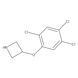 3-(2,4,5-Trichlorophenoxy)azetidine结构式