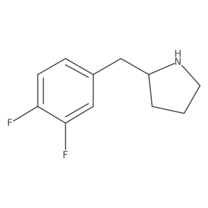 (S)-2-(3,4-Difluorobenzyl)pyrrolidine Structure