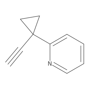 2-(1-Ethynylcyclopropyl)pyridine Structure