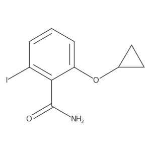 2-Cyclopropoxy-6-iodobenzamide结构式