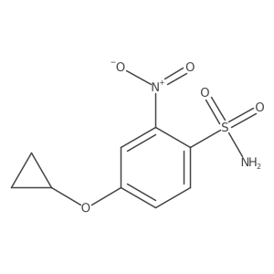 4-Cyclopropoxy-2-nitrobenzenesulfonamide Structure