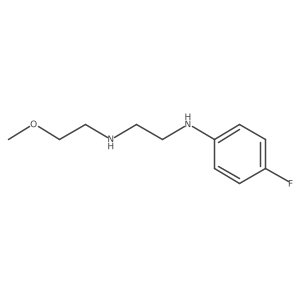 {2-[(4-Fluorophenyl)amino]ethyl}(2-methoxyethyl)amine Structure
