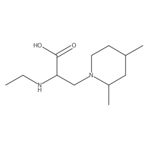 I+/--(Ethylamino)-2,4-dimethyl-1-piperidinepropanoic acid Structure
